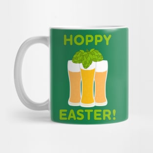 Hoppy Easter! Funny Drinking Design with Beer and Hops Mug